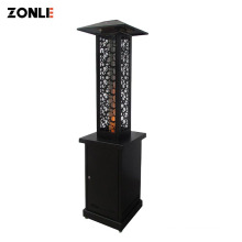 ZHONGLI OPS200 Cast Iron Modern Outdoor Wood Pellet Fireplace